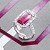 Ring with polychrome tourmaline and diamonds