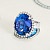 Ring with tanzanite and diamonds