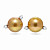 Stud earrings with golden South Sea pearls and diamonds