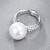 Ring with South Sea pearl and diamonds