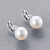 Earrings with South Sea pearls and diamonds