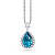 Pendant with zircon and diamonds
