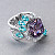 Ring with spinel, paraiba tourmalines and diamonds