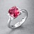 Ring with tourmaline and diamonds
