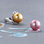 Ring with golden South Sea pearl and diamonds