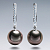 Earrings with Tahitian pearls and diamonds
