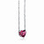 Pendant with spinel and diamond