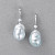 Earrings with South Sea baroque pearls and diamonds