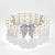 Bracelet with pearls and diamonds