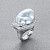 Ring with South Sea baroque pearl and diamonds