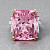 Ring with morganite and diamonds