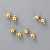 Stud earrings with golden South Sea pearls and diamonds