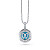 Pendant with zircon and diamonds