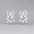 Earrings with diamonds