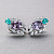 Earrings with spinels, paraiba tourmalines and diamonds