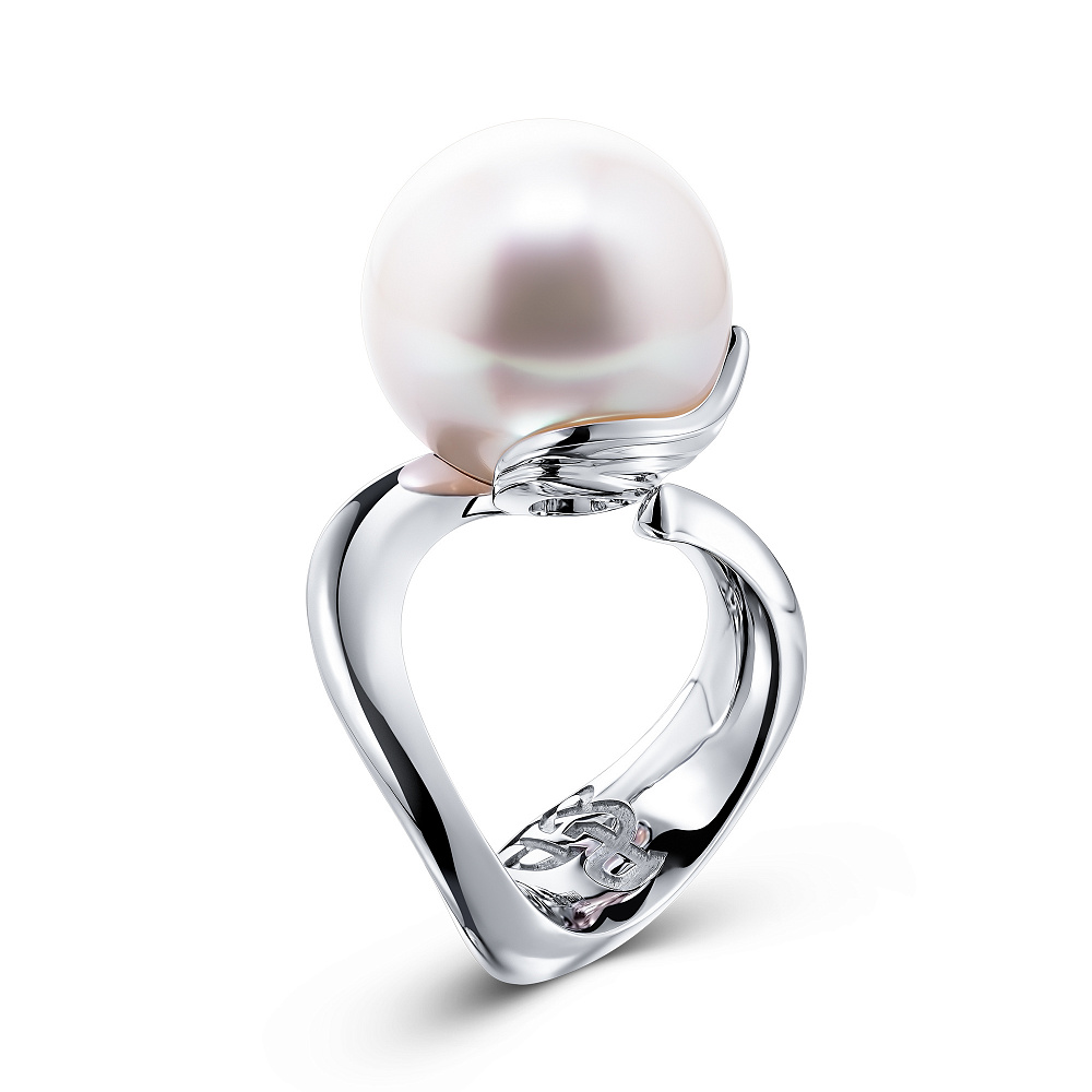 Ring with South Sea pearl картинка 1