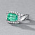 Ring with paraiba tourmaline and diamonds