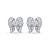 Earrings with diamonds
