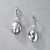 Earrings with Tahitian baroque pearls and diamonds