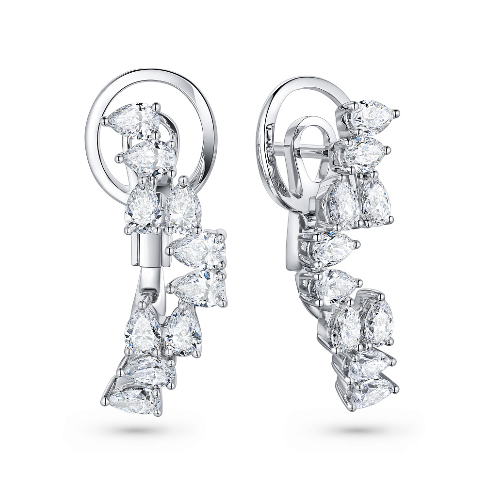 Earrings with diamonds картинка 2