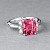 Ring with tourmaline and diamonds