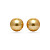 Earrings with golden South Sea pearls