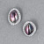 Stud earrings with Tahitian keshi pearls and diamonds