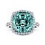 Ring with Lagoon tourmaline and diamonds