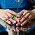 Ring with emerald and diamonds