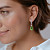 Earrings with peridots and diamonds